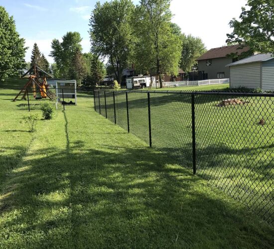 Black Chain Link Fence Mn (1)