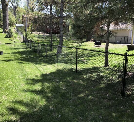 Black Chain Link Fence Mn (14)