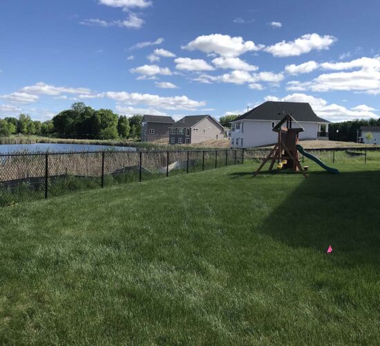 Black Chain Link Fence Mn (2)