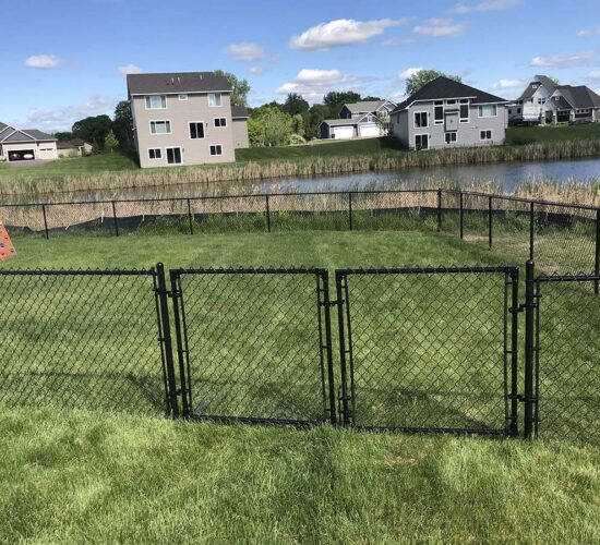 Black Chain Link Fence Mn (3)