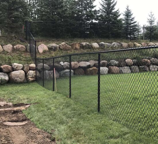 Black Chain Link Fence Mn (9)