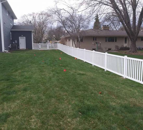 Regency White Vinyl Fence 