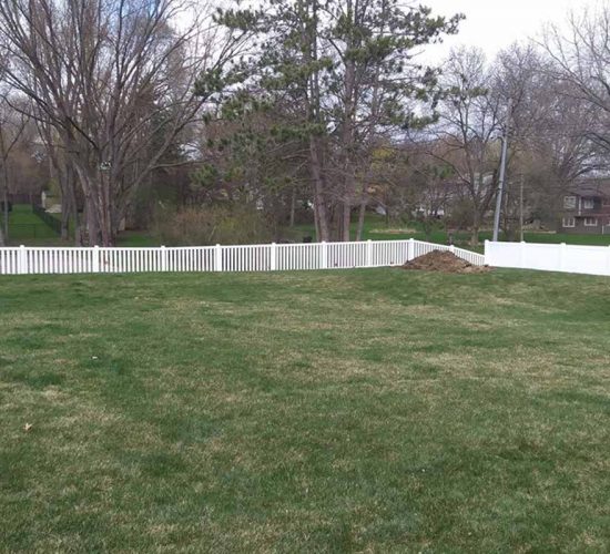 White Vinyl Regency Picket Fence